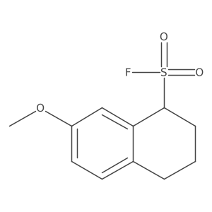 7-Methoxy-1,2,3,4-tetrahydronaphthalene-1-sulfonyl fluoride结构式