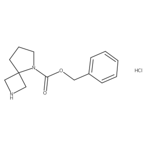 Benzyl 2,5-Diazaspiro[3.4]Octane-5-Carboxylate Hydrochloride结构式