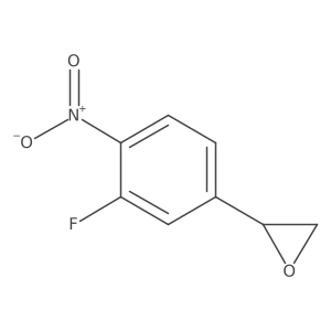 (2S)-2-(3-fluoro-4-nitrophenyl)oxirane Structure