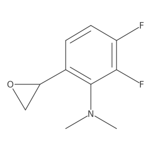 2,3-difluoro-N,N-dimethyl-6-[(2R)-oxiran-2-yl]aniline结构式