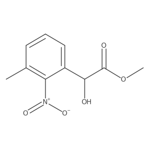 Methyl 2-hydroxy-2-(3-methyl-2-nitrophenyl)acetate Structure
