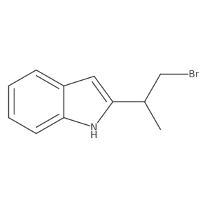 2-(1-bromopropan-2-yl)-1H-indole Structure