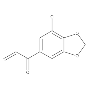 1-(7-Chloro-1,3-dioxaindan-5-yl)prop-2-en-1-one结构式