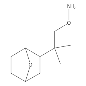 O-(2-methyl-2-{7-oxabicyclo[2.2.1]heptan-2-yl}propyl)hydroxylamine结构式