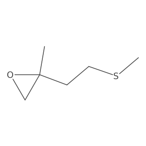 2-Methyl-2-[2-(methylsulfanyl)ethyl]oxirane Structure