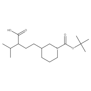 2-(2-{1-[(Tert-butoxy)carbonyl]piperidin-3-yl}ethyl)-3-methylbutanoic acid Structure
