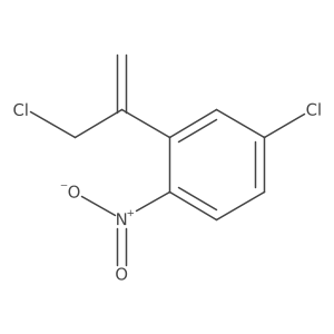 4-Chloro-2-(3-chloroprop-1-en-2-yl)-1-nitrobenzene Structure