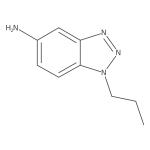 1-propyl-1H-1,2,3-benzotriazol-5-amine Structure