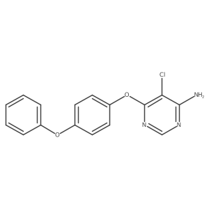 5-chloro-6-(4-phenoxyphenoxy)-4-Pyrimidinamine Structure