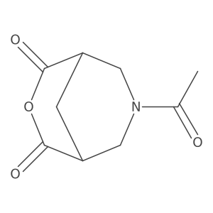 7-Acetyl-3-oxa-7-azabicyclo[3.3.1]nonane-2,4-dione结构式