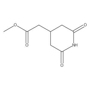 Methyl 2,6-dioxo-4-piperidineacetate结构式