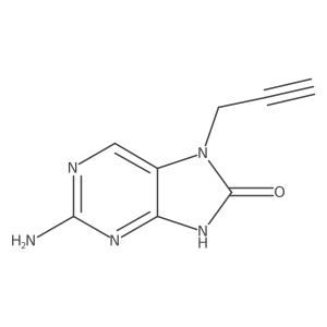 2-amino-7-(prop-2-yn-1-yl)-7,9-dihydro-8H-purin-8-one Structure
