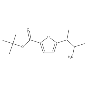 Tert-butyl 5-(3-aminobutan-2-yl)furan-2-carboxylate Structure