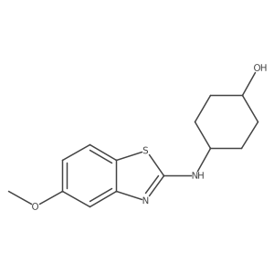 4-[(5-Methoxy-1,3-benzothiazol-2-yl)amino]cyclohexan-1-ol Structure