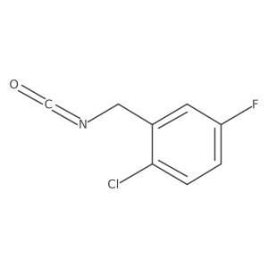 1-Chloro-4-fluoro-2-(isocyanatomethyl)benzene Structure
