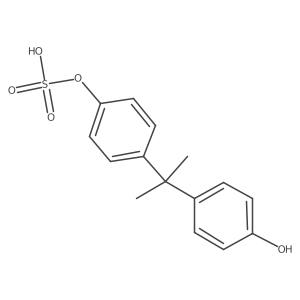 Bisphenol A monosulfate Structure