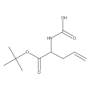 [(2R)-1-(tert-butoxy)-1-oxopent-4-en-2-yl]carbamic acid结构式