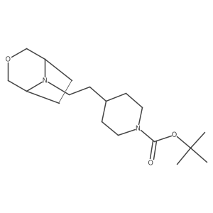 tert-Butyl 4-(2-(3-oxa-8-azabicyclo[3.2.1]octan-8-yl)ethyl)piperidine-1-carboxylate Structure