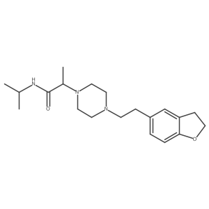 2-{4-[2-(2,3-dihydro-1-benzofuran-5-yl)ethyl]piperazin-1-yl}-N-(propan-2-yl)propanamide Structure