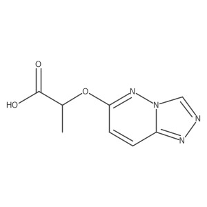 2-([1,2,4]Triazolo[4,3-b]pyridazin-6-yloxy)propanoic acid Structure