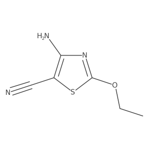 4-amino-2-ethoxy-5-Thiazolecarbonitrile Structure