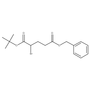 5-Benzyl 1-tert-Butyl 2-Bromopentanedioate Structure