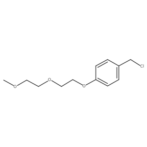 1-(Chloromethyl)-4-[2-(2-methoxyethoxy)ethoxy]benzene Structure