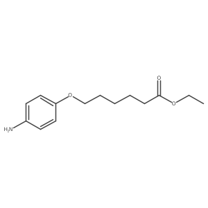 Hexanoic acid, 6-(4-aminophenoxy)-, ethyl ester Structure