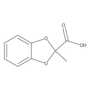 2-Methylbenzo[d][1,3]dioxole-2-carboxylic acid Structure