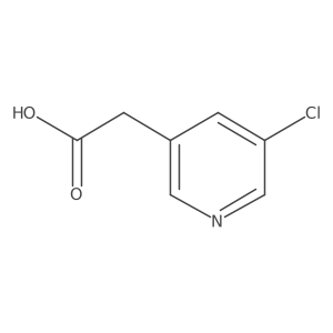 3-Pyridineacetic acid, 5-chloro-结构式
