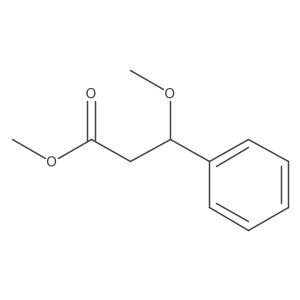 Methyl (R)-3-methoxy-3-phenylpropanoate结构式