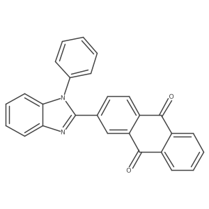 2-(1-Phenyl-1H-benzimidazol-2-yl)-9,10-anthracenedione Structure