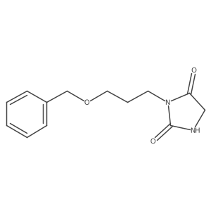 3-(3-Benzyloxypropyl)imidazolidine-2,4-dione Structure