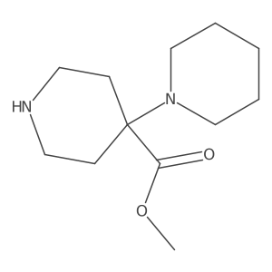 Methyl 4-(piperidin-1-yl)piperidine-4-carboxylate Structure