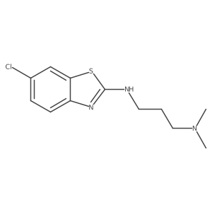 N1-(6-chlorobenzo[d]thiazol-2-yl)-N3,N3-dimethylpropane-1,3-diamine结构式
