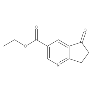 Ethyl 5-oxo-6,7-dihydro-5H-cyclopenta[b]pyridine-3-carboxylate Structure