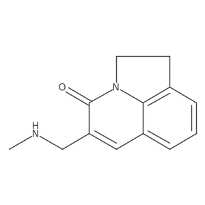 5-((methylamino)methyl)-1H-pyrrolo[3,2,1-ij]quinolin-4(2H)-one Structure