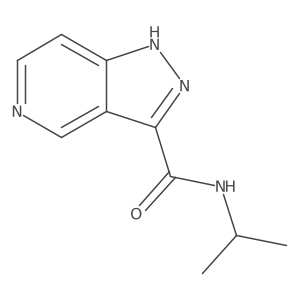 N-(1-Methylethyl)-1H-pyrazolo[4,3-c]pyridine-3-carboxamide Structure