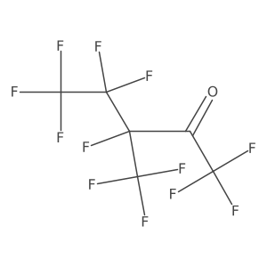 3-Trifluoromethylperfluoro-2-pentanone结构式
