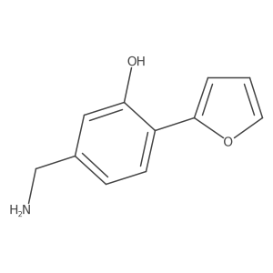 5-Aminomethyl-2-furan-2-yl-phenol Structure