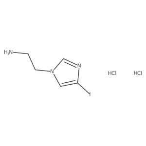 2-(4-Iodo-imidazol-1-yl)-ethylamine dihydrochloride Structure