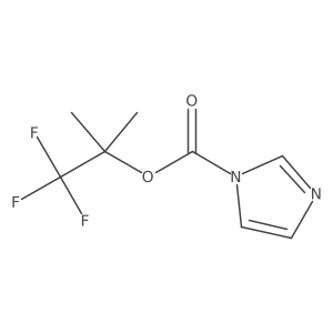 1,1,1-trifluoro-2-methylpropan-2-yl 1H-imidazole-1-carboxylate Structure