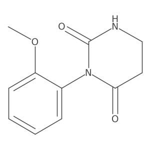 Dihydro-3-(2-methoxyphenyl)-2,4(1H,3H)-pyrimidinedione结构式