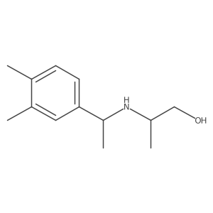 2-{[1-(3,4-Dimethylphenyl)ethyl]amino}propan-1-ol结构式