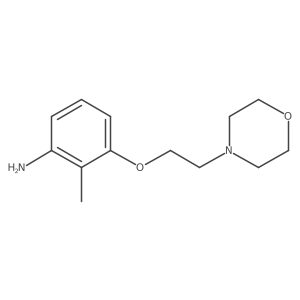 2-Methyl-3-(2-morpholin-4-ylethoxy)aniline结构式