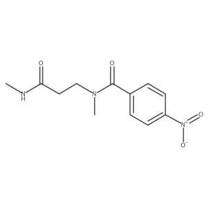 N-methyl-N-[3-(methylamino)-3-oxopropyl]-4-nitrobenzamide Structure