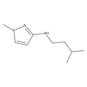 1-methyl-N-(3-methylbutyl)-1H-pyrazol-3-amine Structure