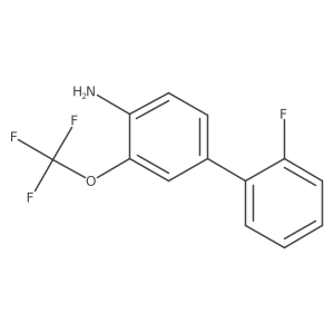 2'-Fluoro-3-(trifluoromethoxy)biphenyl-4-amine Structure