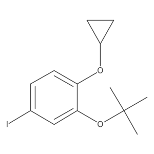 2-Tert-butoxy-1-cyclopropoxy-4-iodobenzene结构式