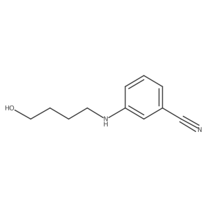 3-[(4-Hydroxybutyl)amino]benzonitrile结构式